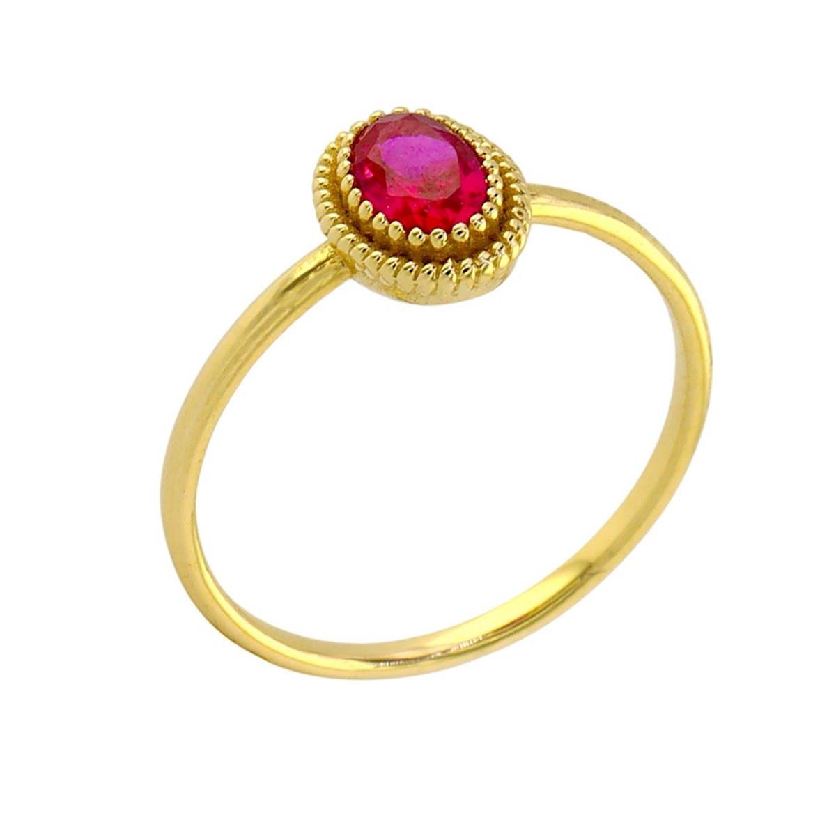 14 Ayar Altın Renkli Yüzük  -  0190645