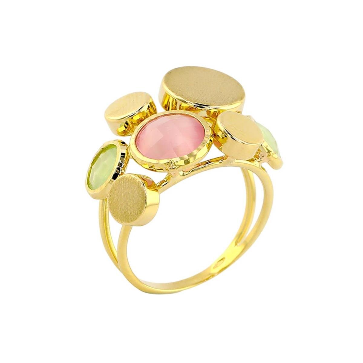 14 Ayar Altın Renkli Yüzük  -  0191071