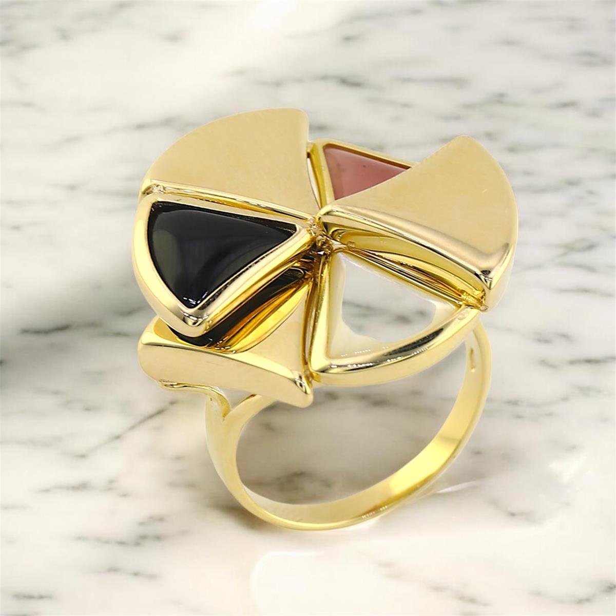 14 Ayar Altın Renkli Yüzük  -  0191099