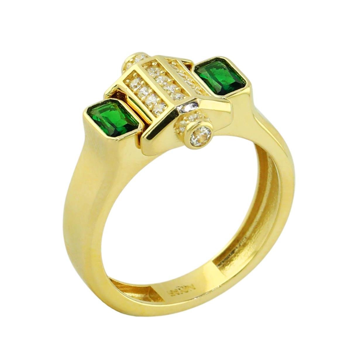 14 Ayar Altın Renkli Yüzük  -  0197909