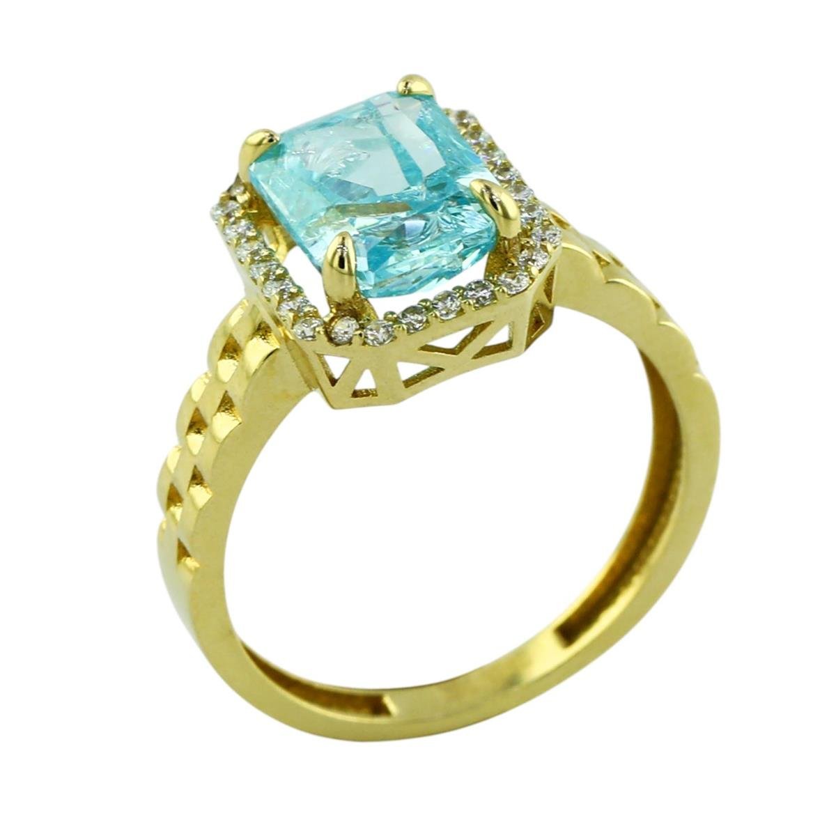 14 Ayar Altın Renkli Yüzük  -  0199719