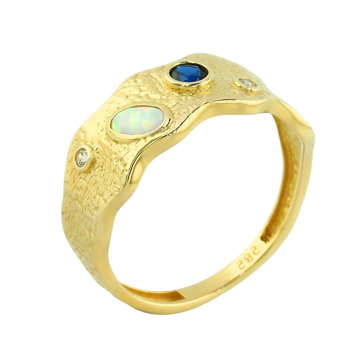 14 Ayar Altın Renkli Yüzük  -  0203995