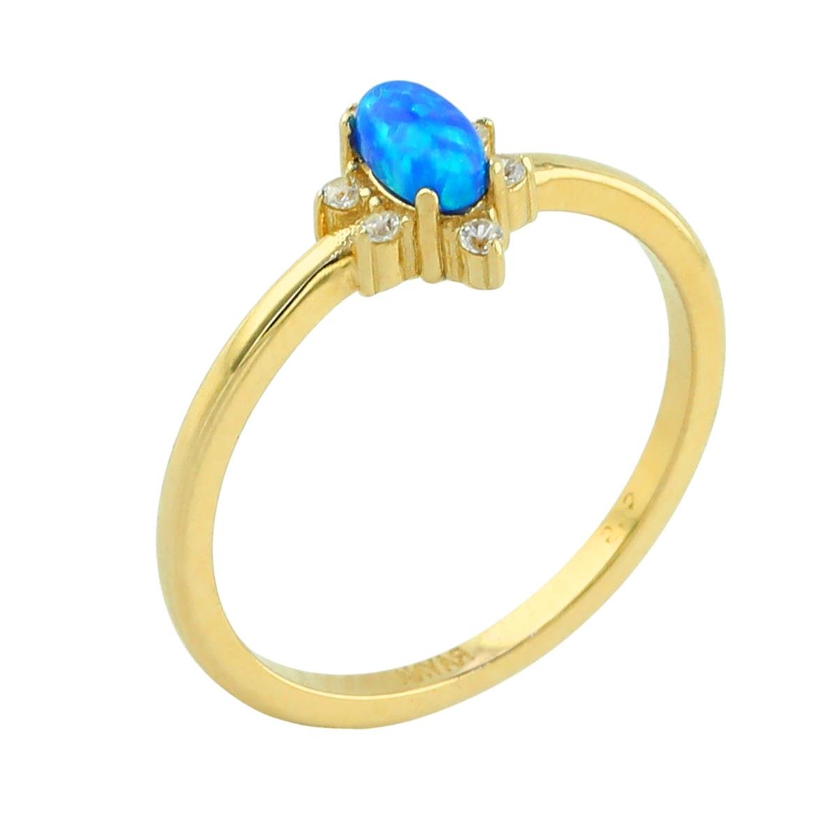 14 Ayar Altın Renkli Yüzük  -  0203996