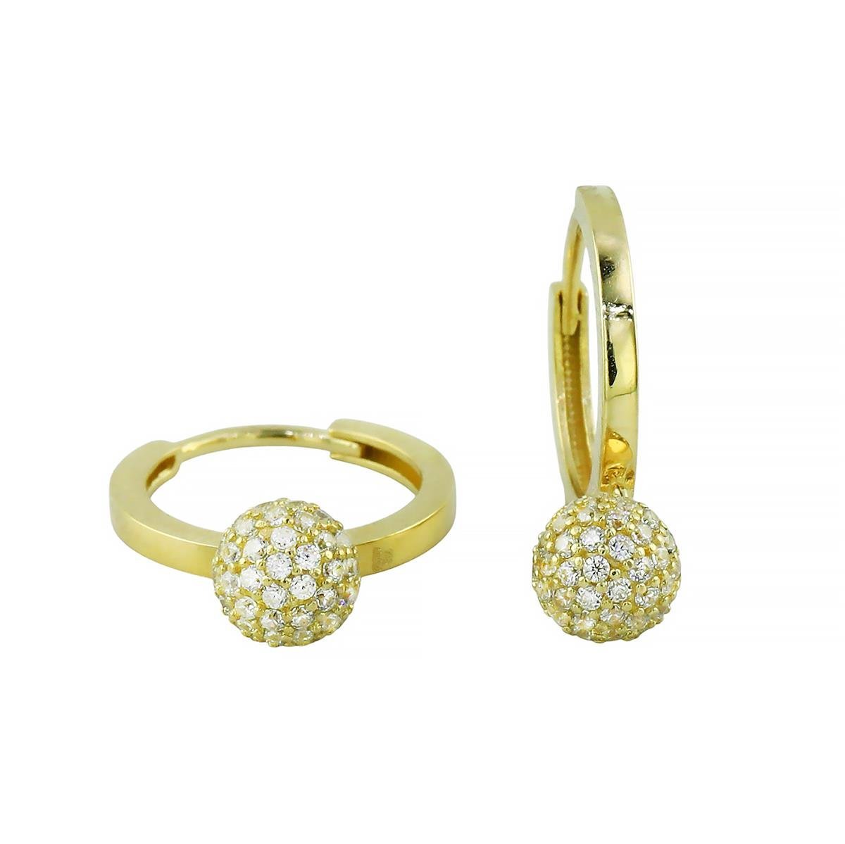 14 Ayar Altın Sallantı Küpe  -  0201464