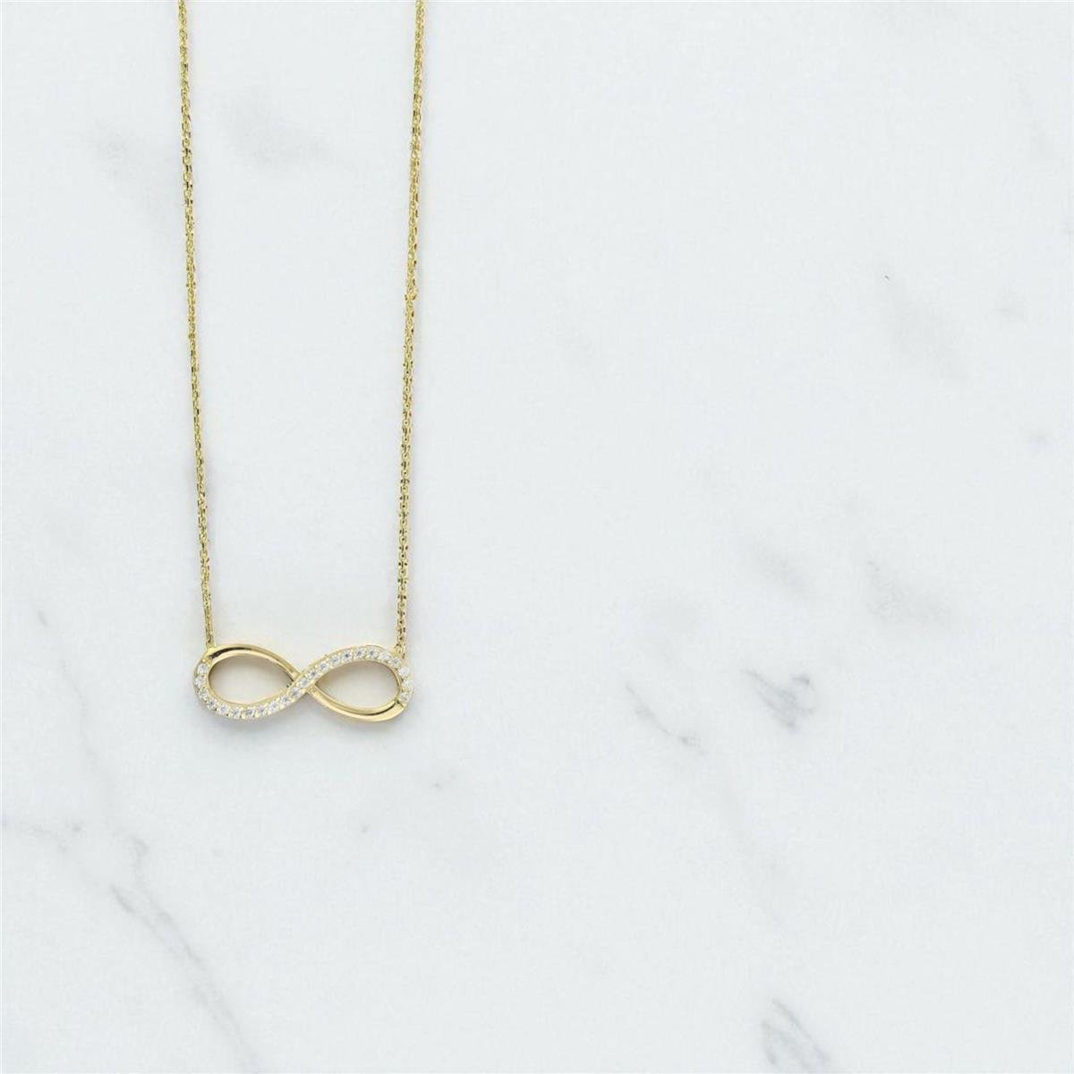 14 Ayar Altın Sonsuz Kolye  -  0196735