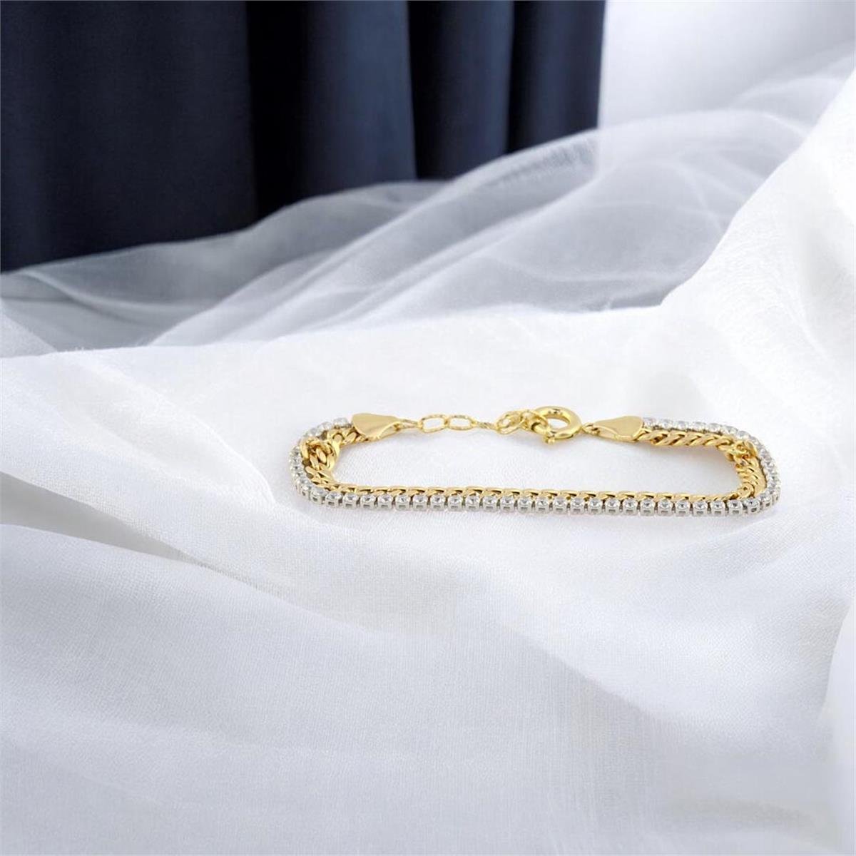 14 Ayar Altın Suyolu Bileklik  -  0187930