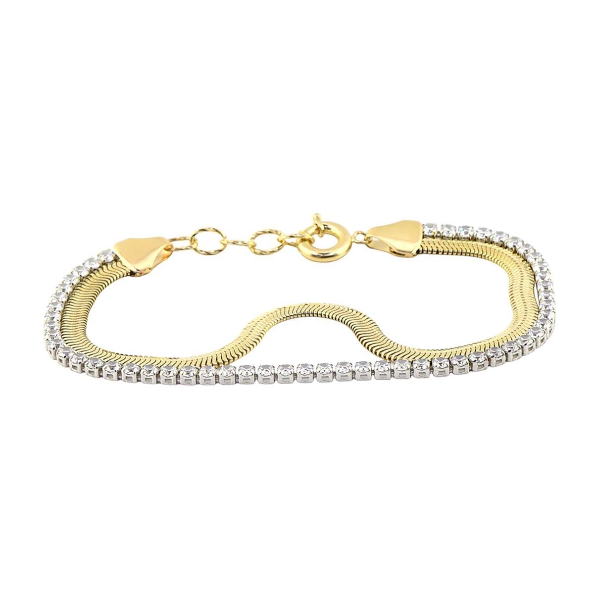 14 Ayar Altın Suyolu Bileklik  -  0187943