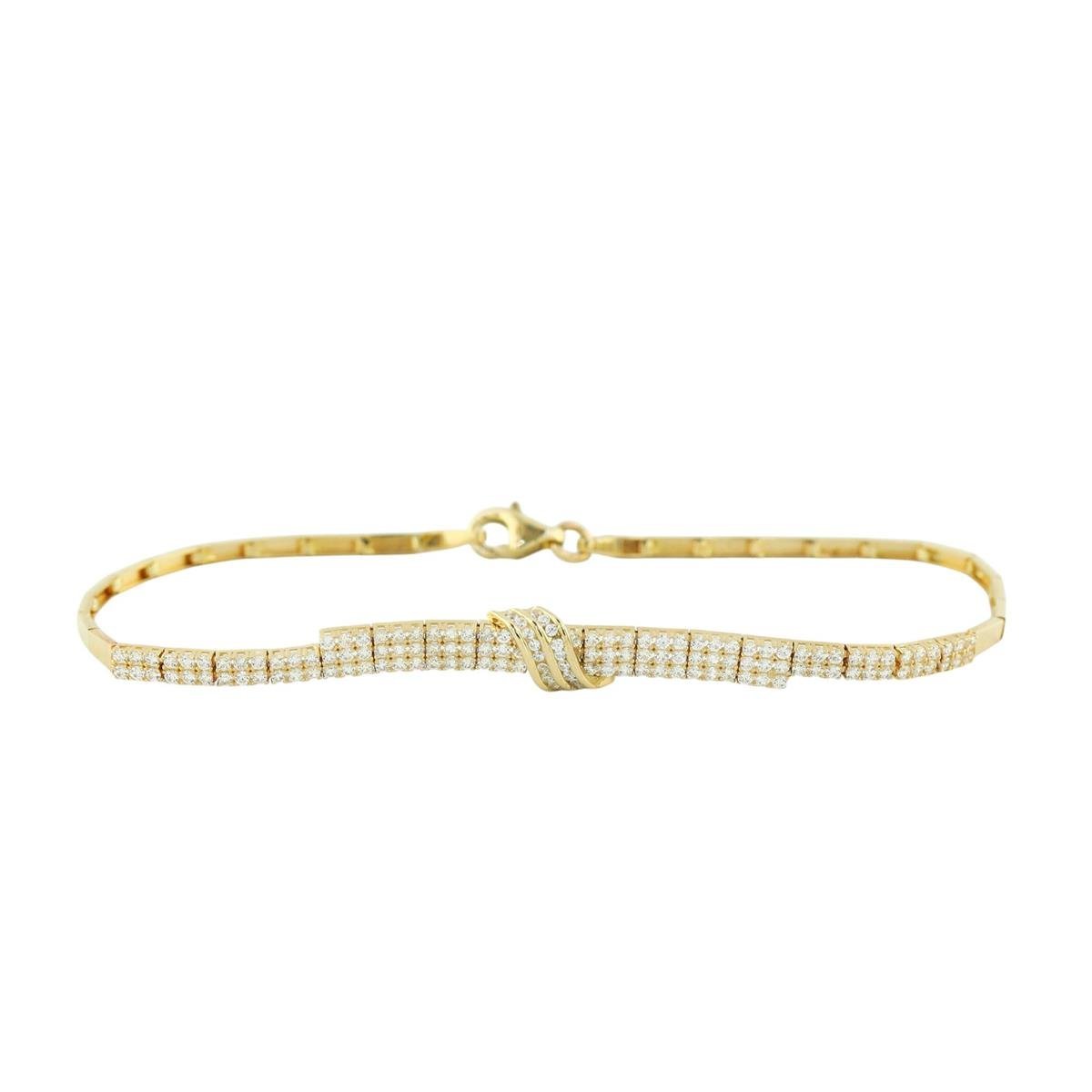 14 Ayar Altın Suyolu Bileklik  -  0196371