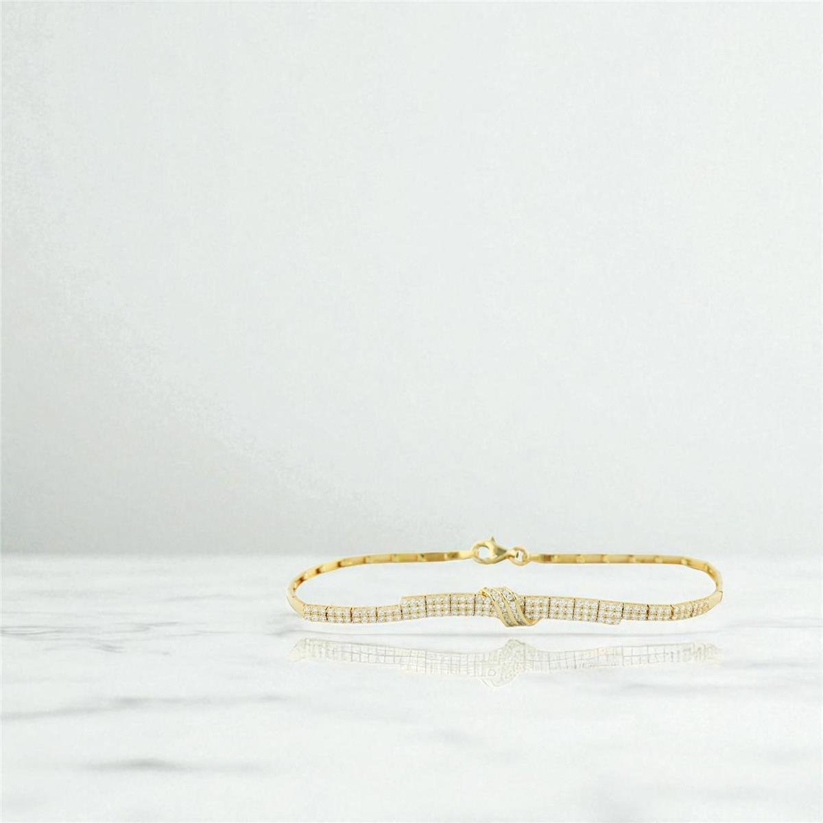 14 Ayar Altın Suyolu Bileklik  -  0196371