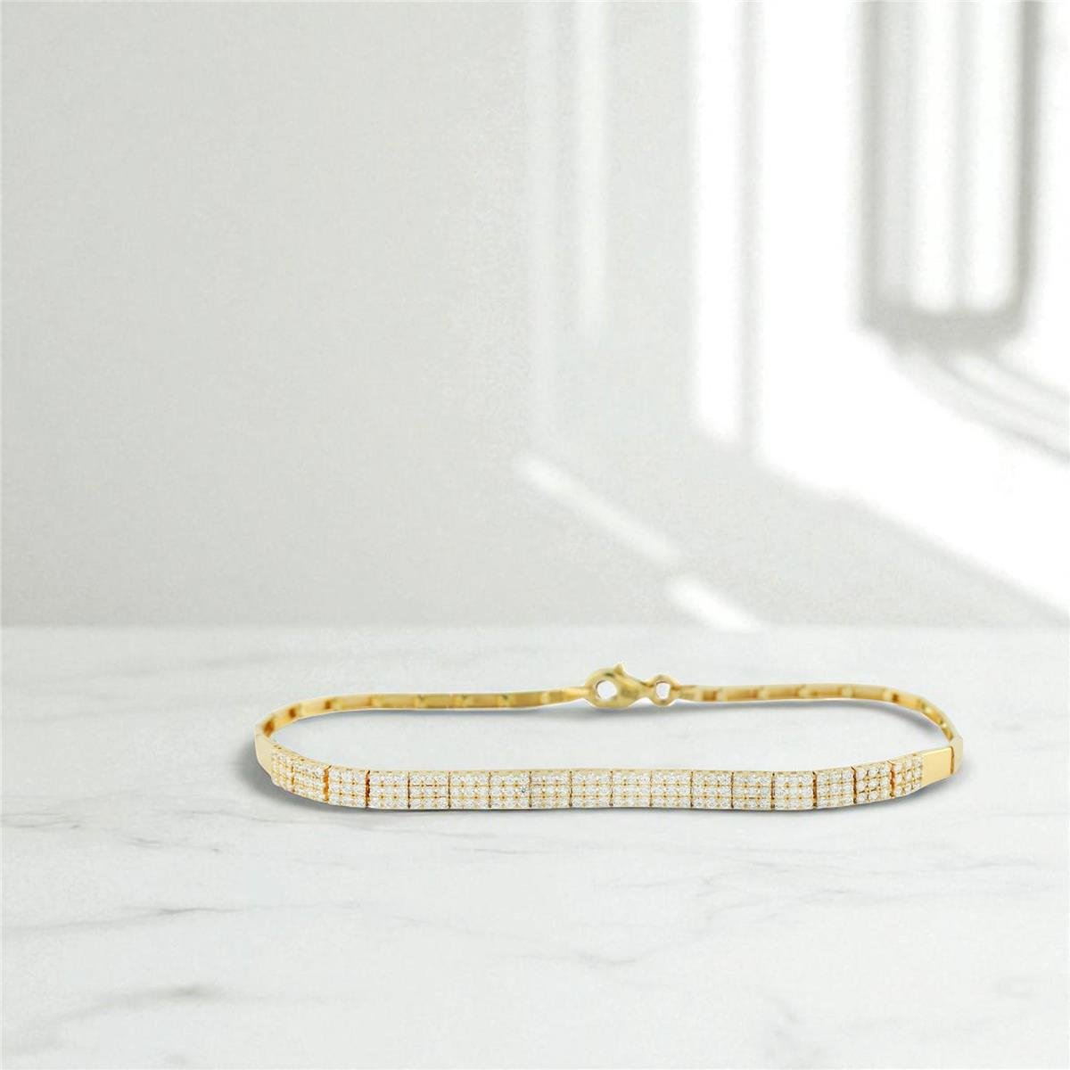 14 Ayar Altın Suyolu Bileklik  -  0196377