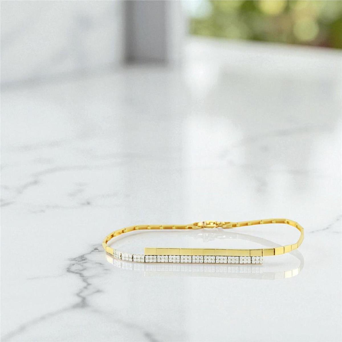 14 Ayar Altın Suyolu Bileklik  -  0198750