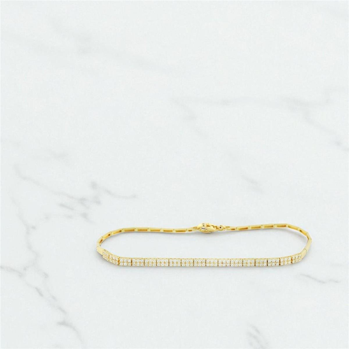 14 Ayar Altın Suyolu Bileklik  -  0198756