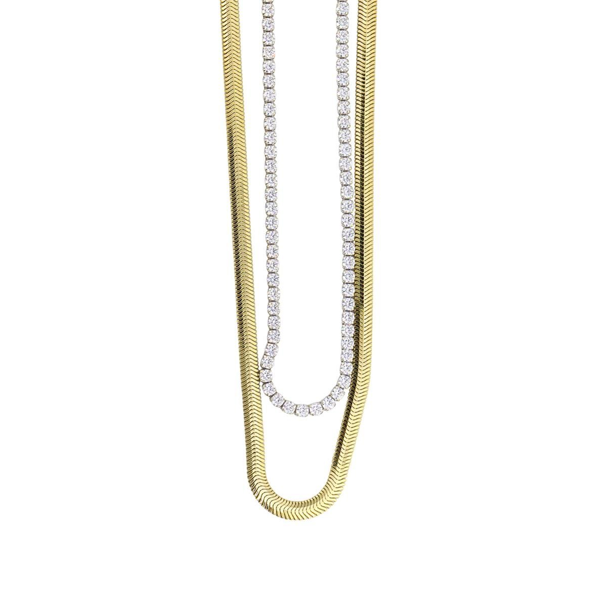 14 Ayar Altın Suyolu Gerdanlık  -  0187942