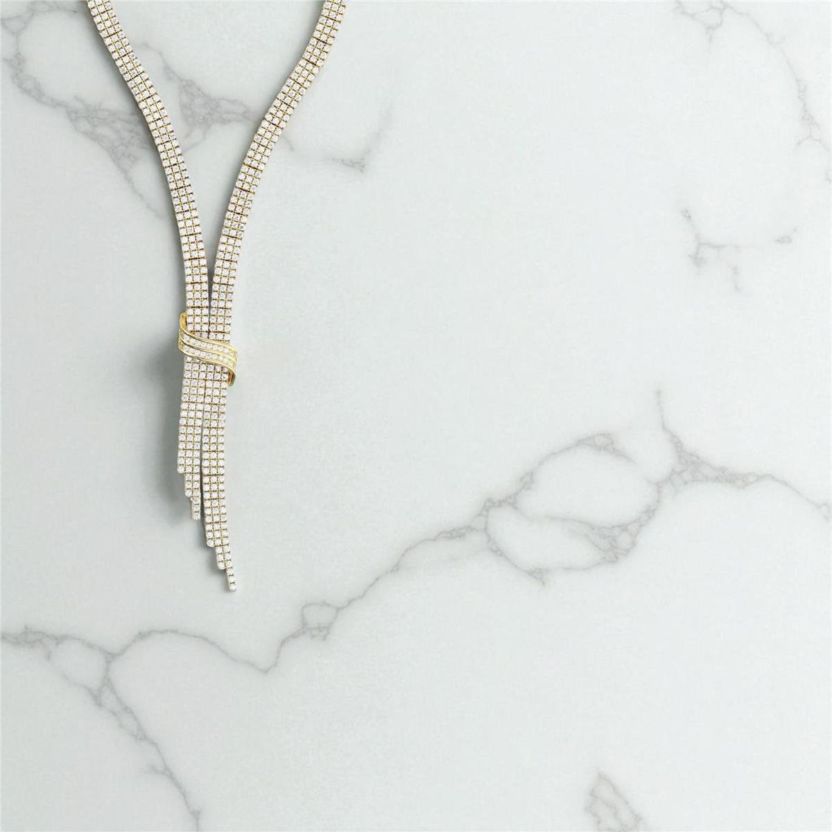 14 Ayar Altın Suyolu Gerdanlık  -  0196370