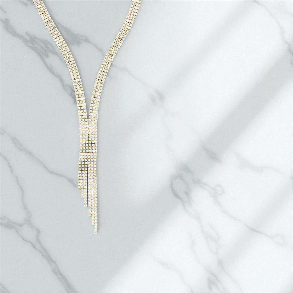 14 Ayar Altın Suyolu Gerdanlık  -  0196376