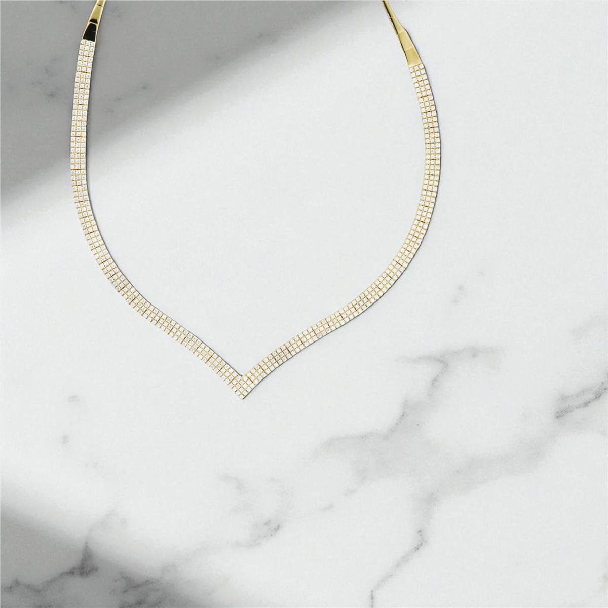 14 Ayar Altın Suyolu Gerdanlık  -  0198752