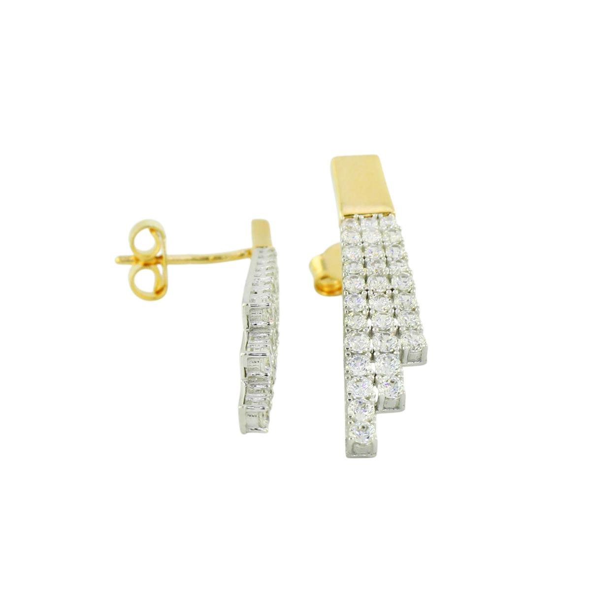 14 Ayar Altın Suyolu Küpe  -  0198748