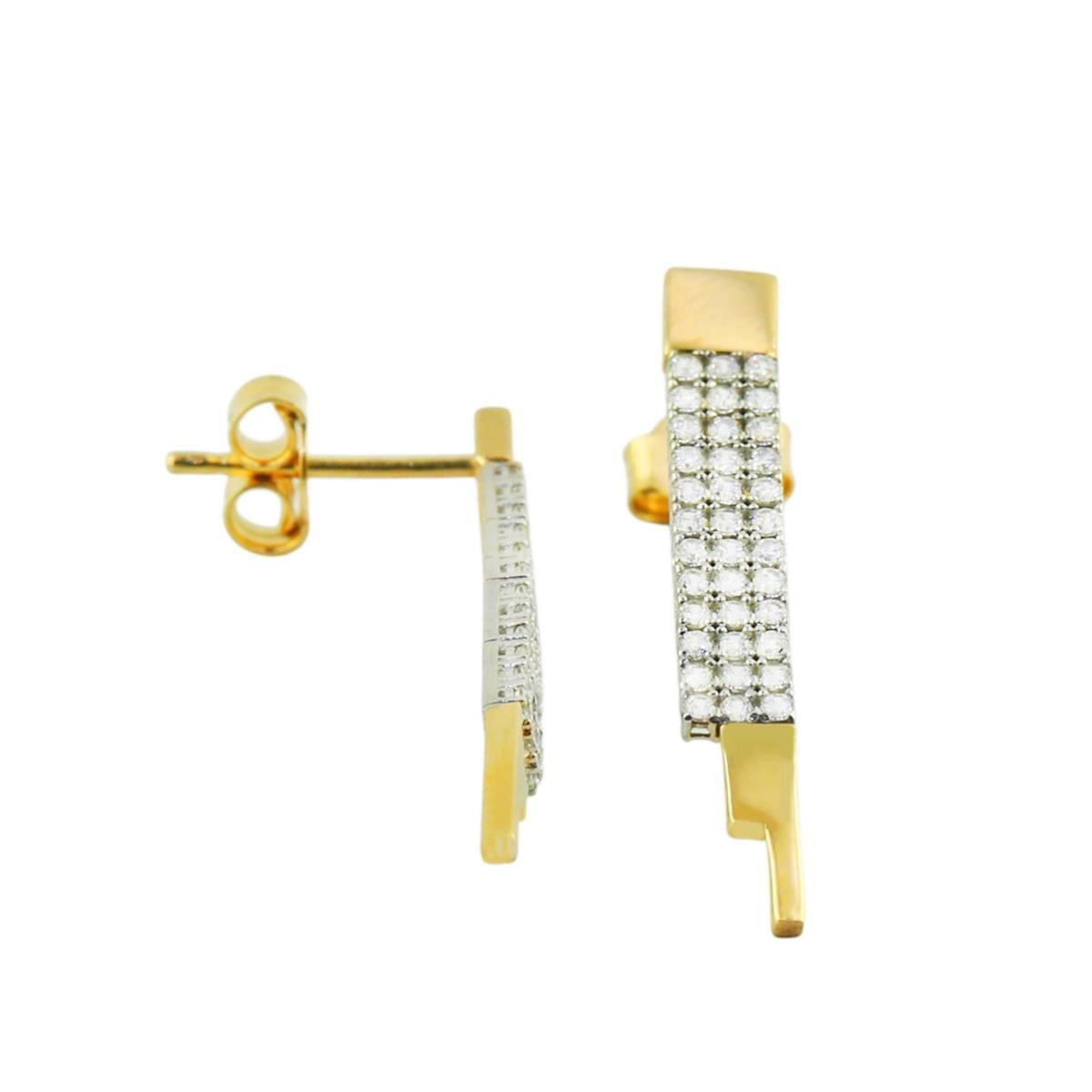 14 Ayar Altın Suyolu Küpe  -  0198751