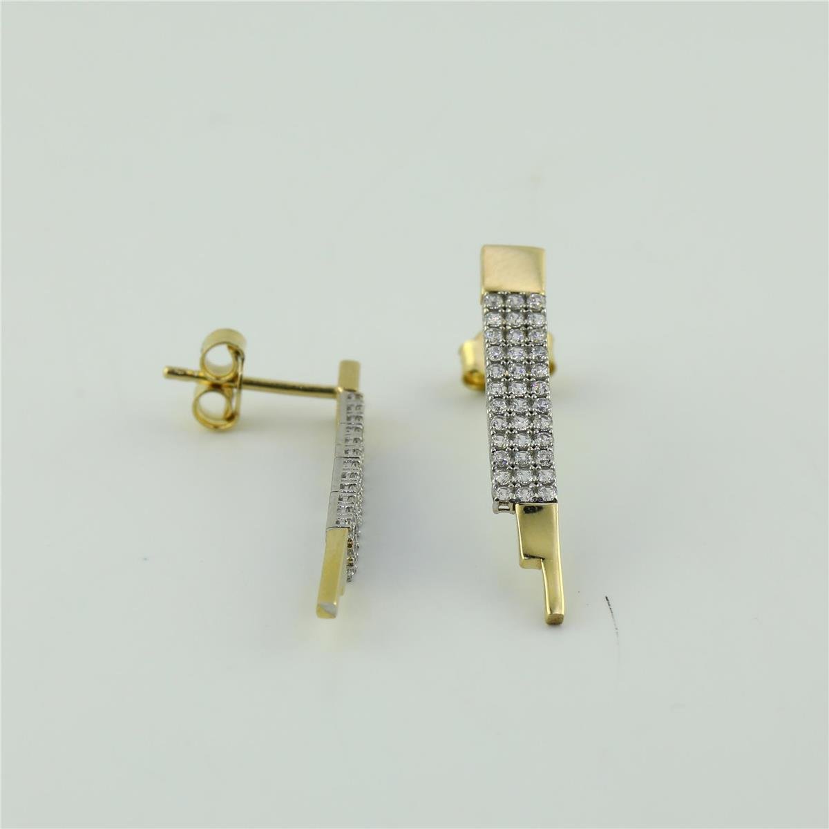 14 Ayar Altın Suyolu Küpe  -  0198751