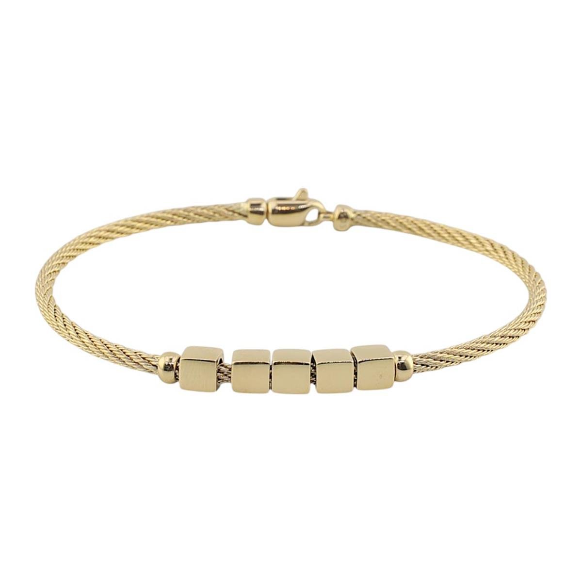 14 Ayar Altın Tasarım Bileklik  -  0179218