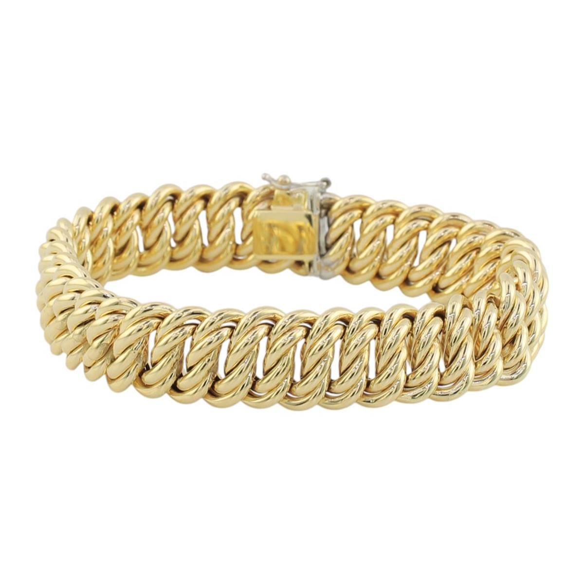 14 Ayar Altın Tasarım Bileklik  -  0179265