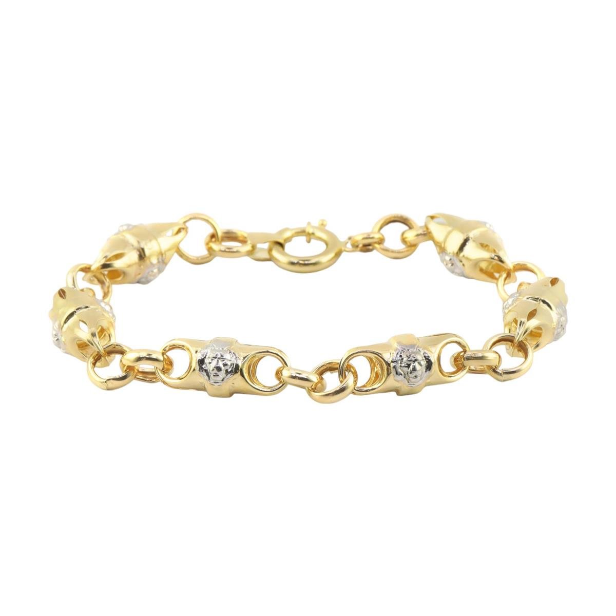 14 Ayar Altın Tasarım Bileklik  -  0180316