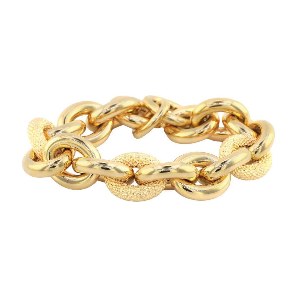 14 Ayar Altın Tasarım Bileklik  -  0180469