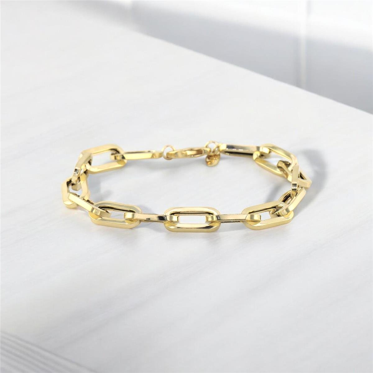 14 Ayar Altın Tasarım Bileklik  -  0180604