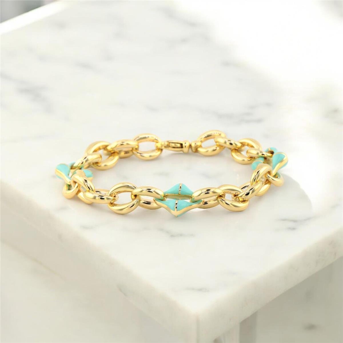 14 Ayar Altın Tasarım Bileklik  -  0180653