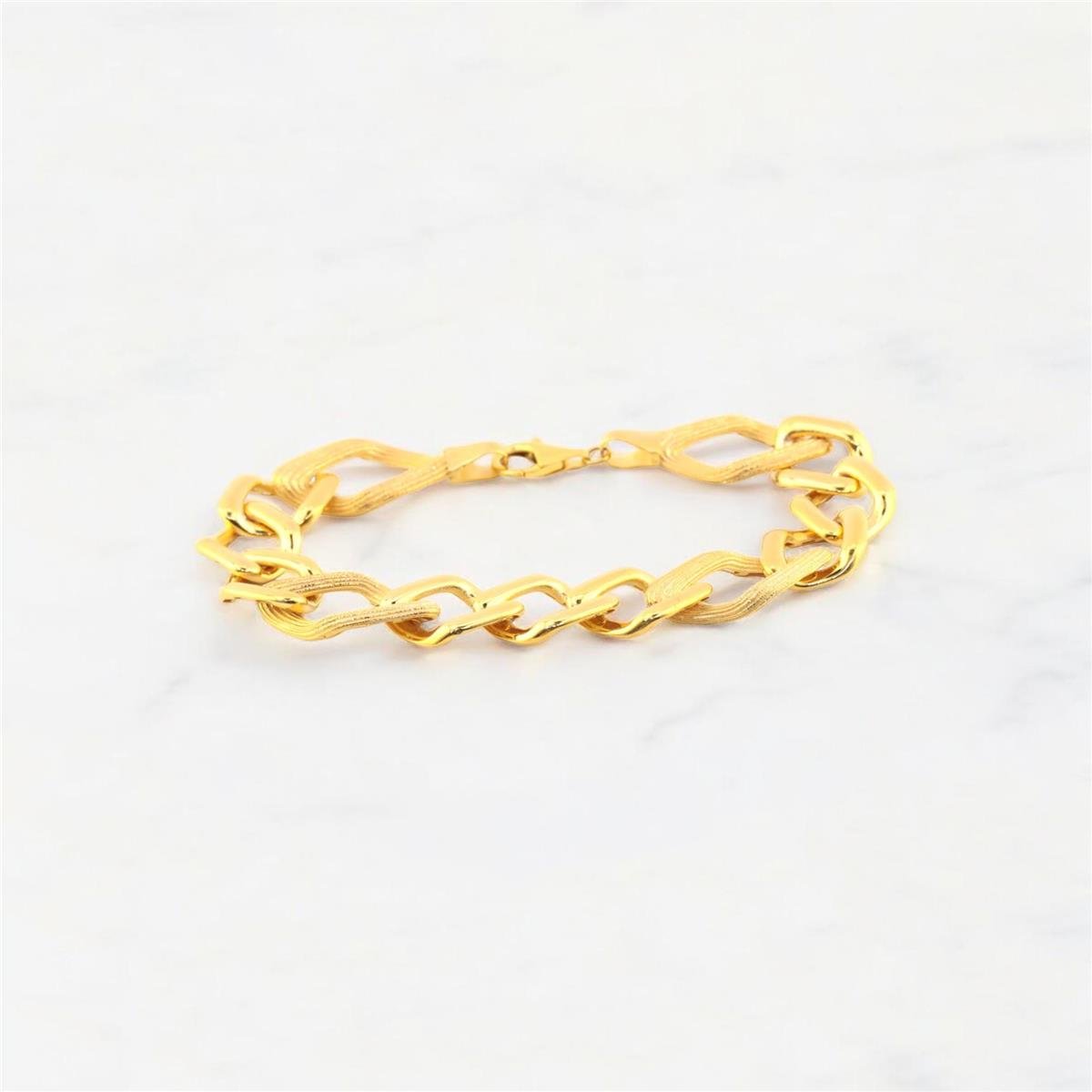 14 Ayar Altın Tasarım Bileklik  -  0180867