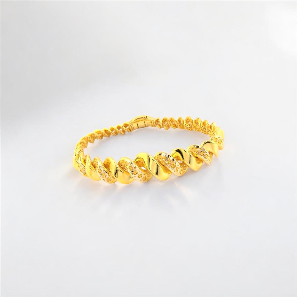 14 Ayar Altın Tasarım Bileklik  -  0180892