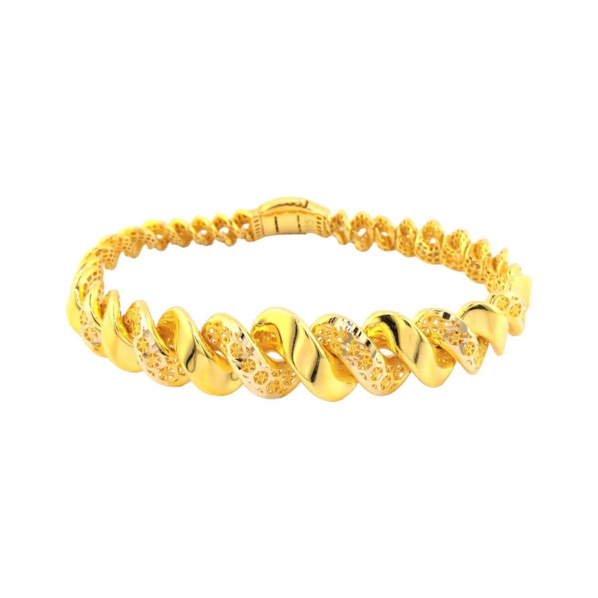 14 Ayar Altın Tasarım Bileklik  -  0180892