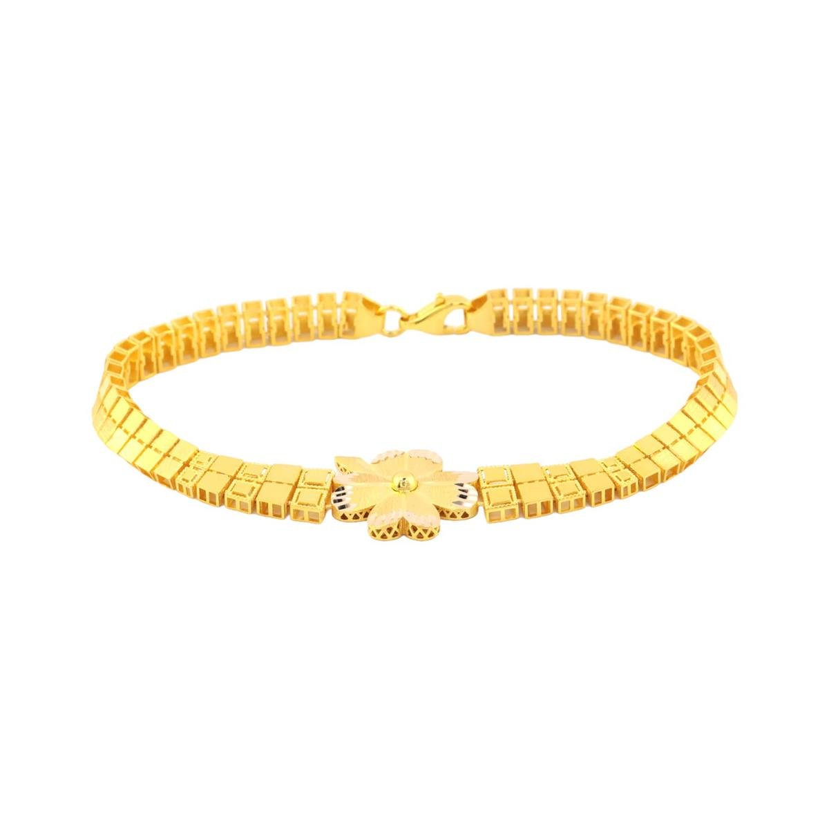 14 Ayar Altın Tasarım Bileklik  -  0180901