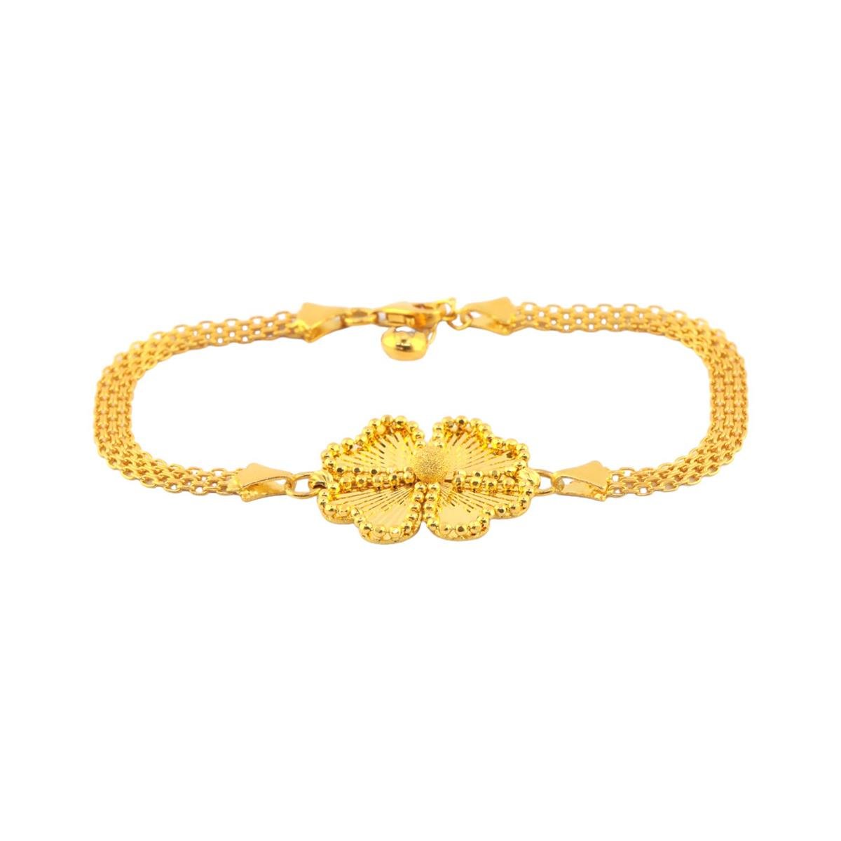 14 Ayar Altın Tasarım Bileklik  -  0180905