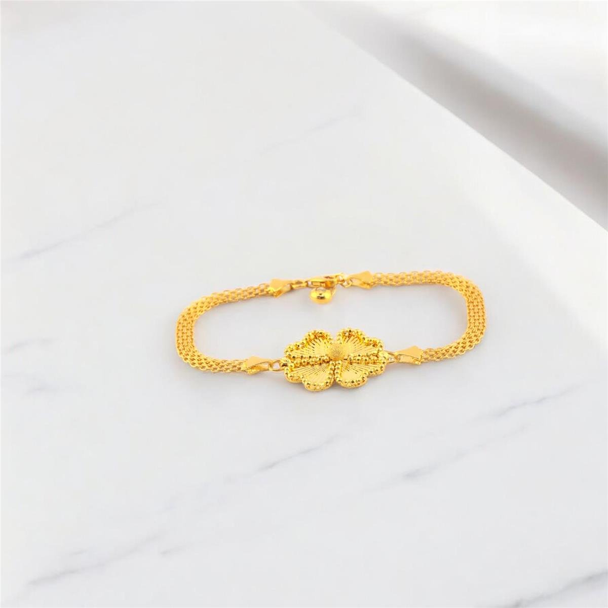 14 Ayar Altın Tasarım Bileklik  -  0180905