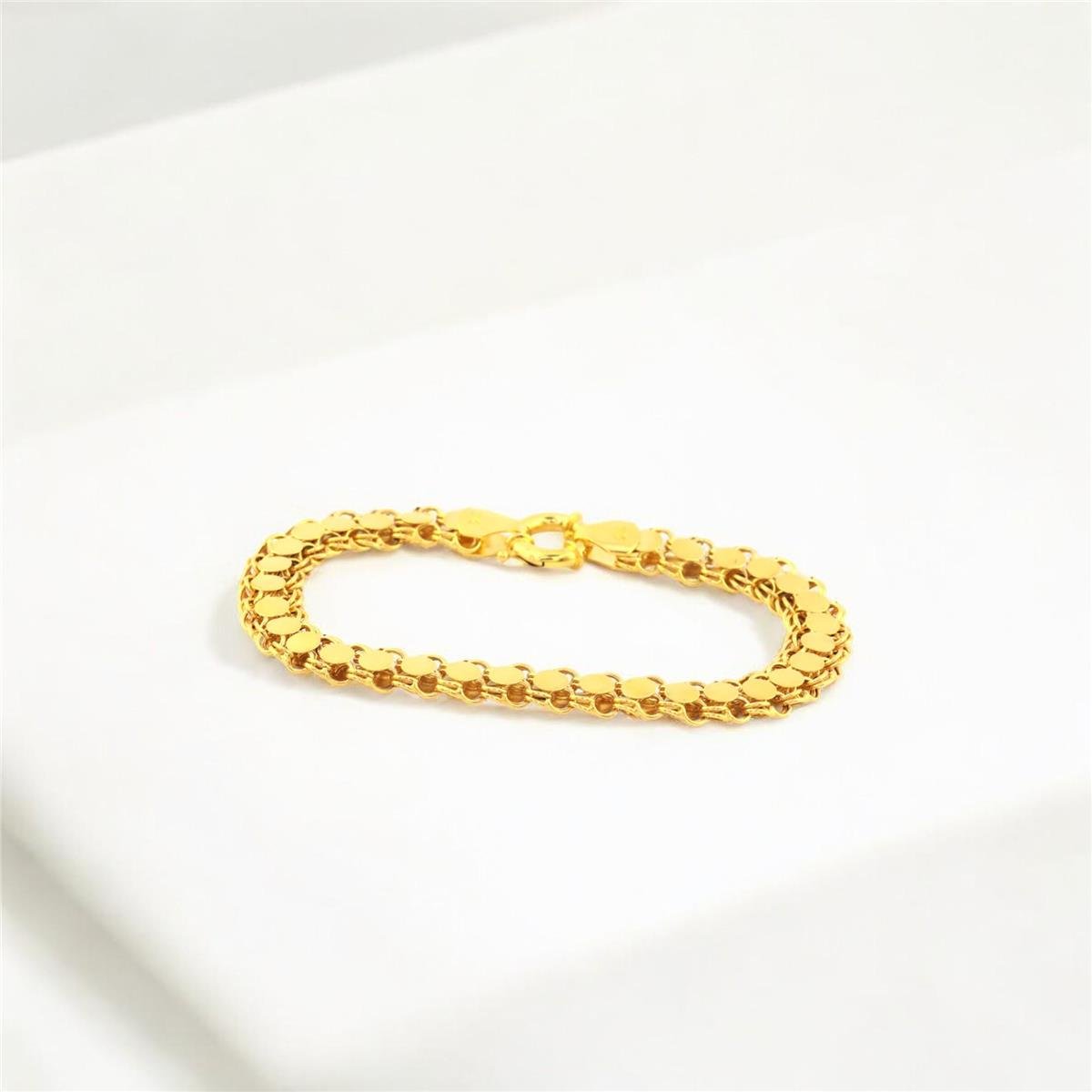 14 Ayar Altın Tasarım Bileklik  -  0180908