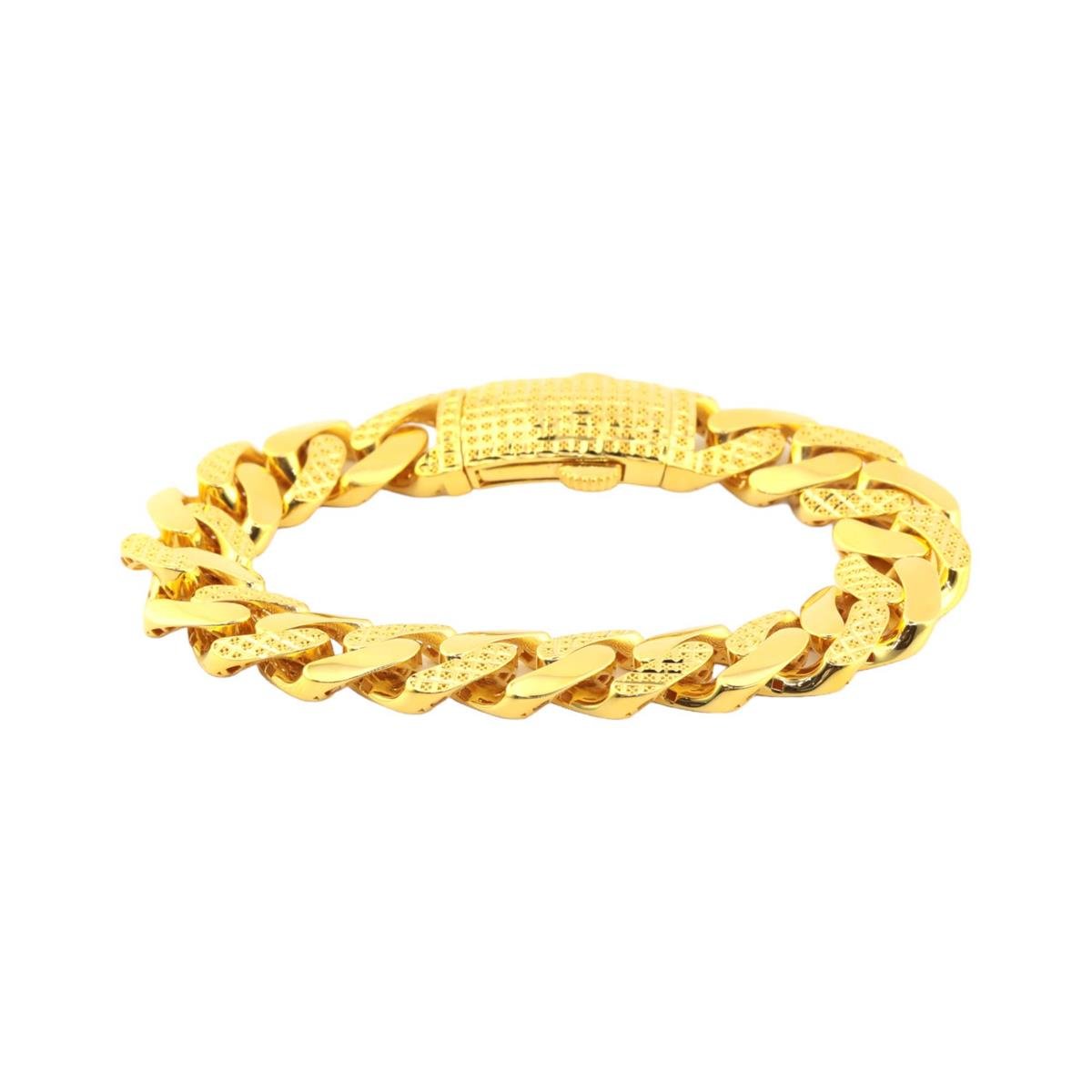 14 Ayar Altın Tasarım Bileklik  -  0180913