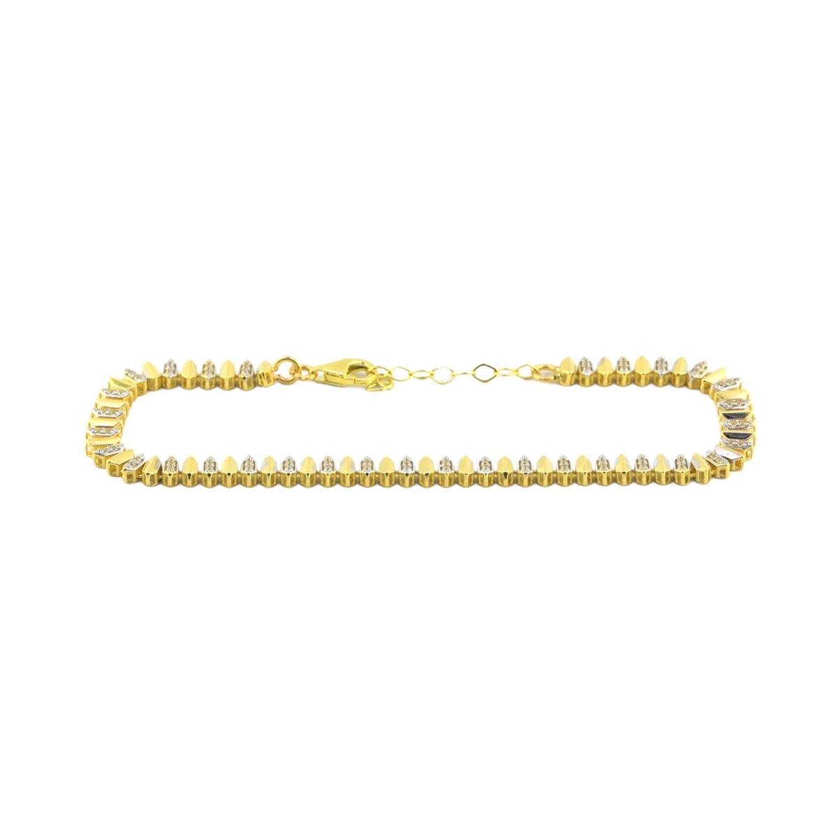 14 Ayar Altın Tasarım Bileklik  -  0183992