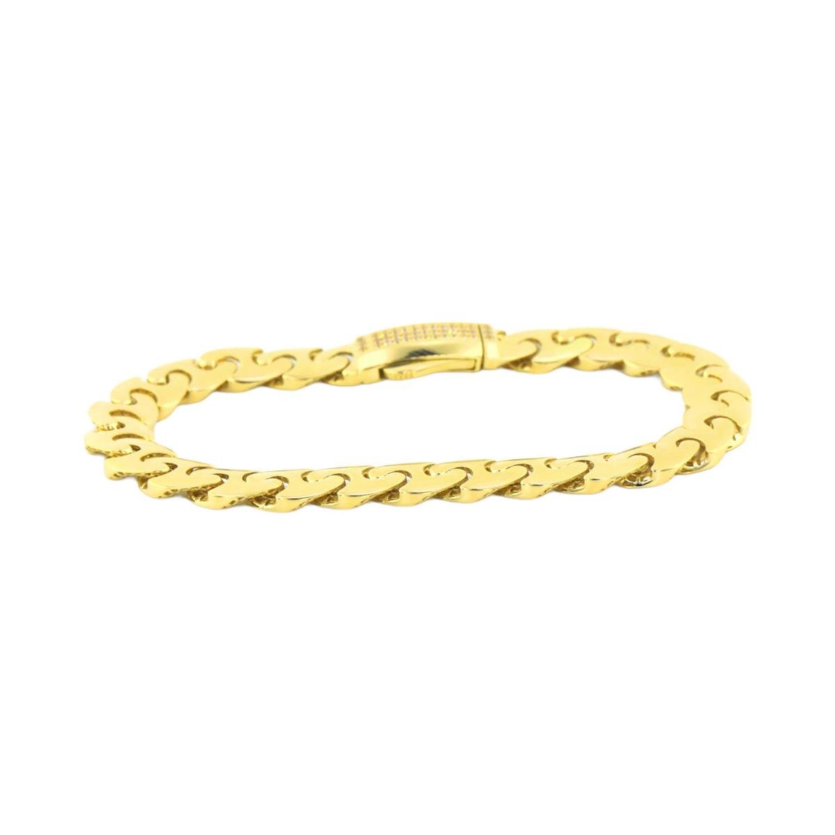 14 Ayar Altın Tasarım Bileklik  -  0184001