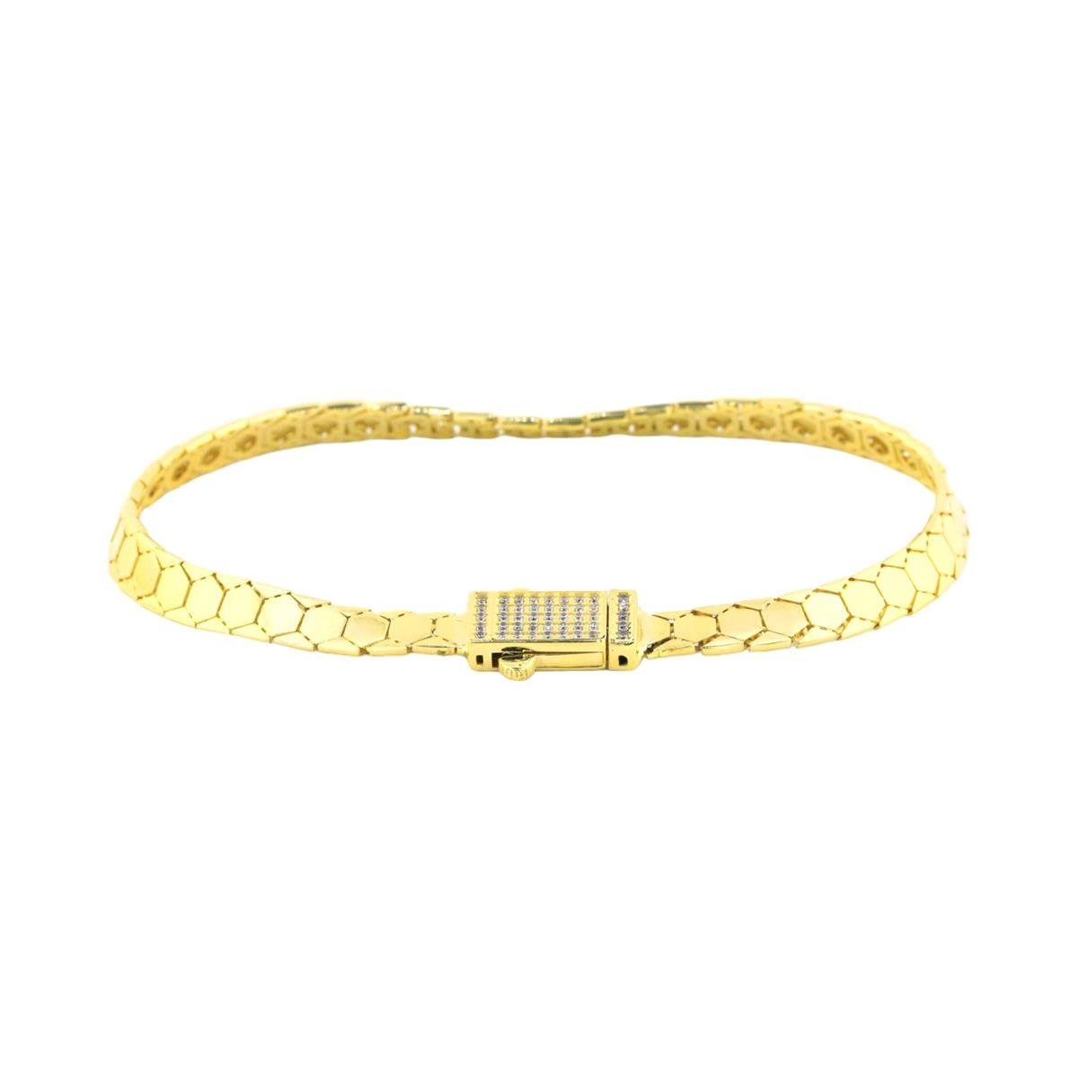 14 Ayar Altın Tasarım Bileklik  -  0184016