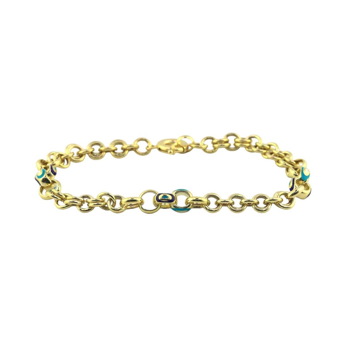 14 Ayar Altın Tasarım Bileklik  -  0184039