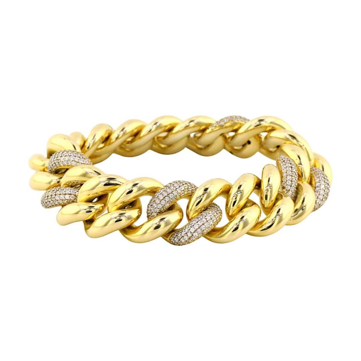 14 Ayar Altın Tasarım Bileklik  -  0184985