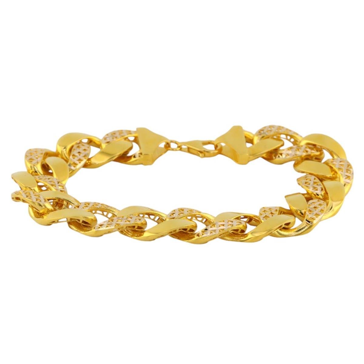 14 Ayar Altın Tasarım Bileklik  -  0187721