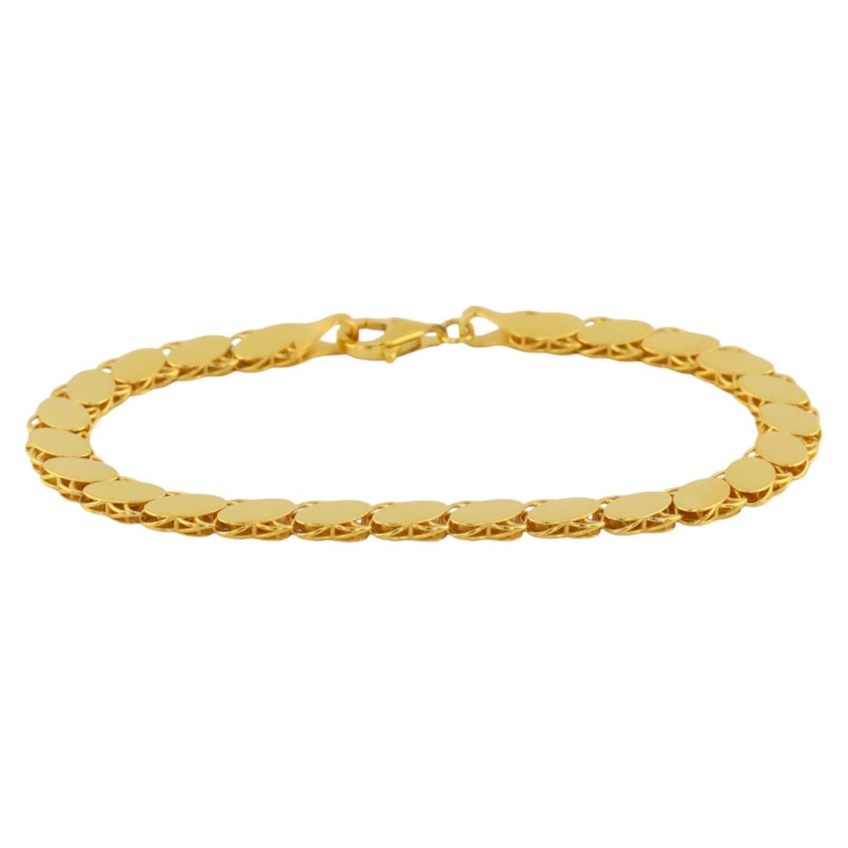 14 Ayar Altın Tasarım Bileklik  -  0187722