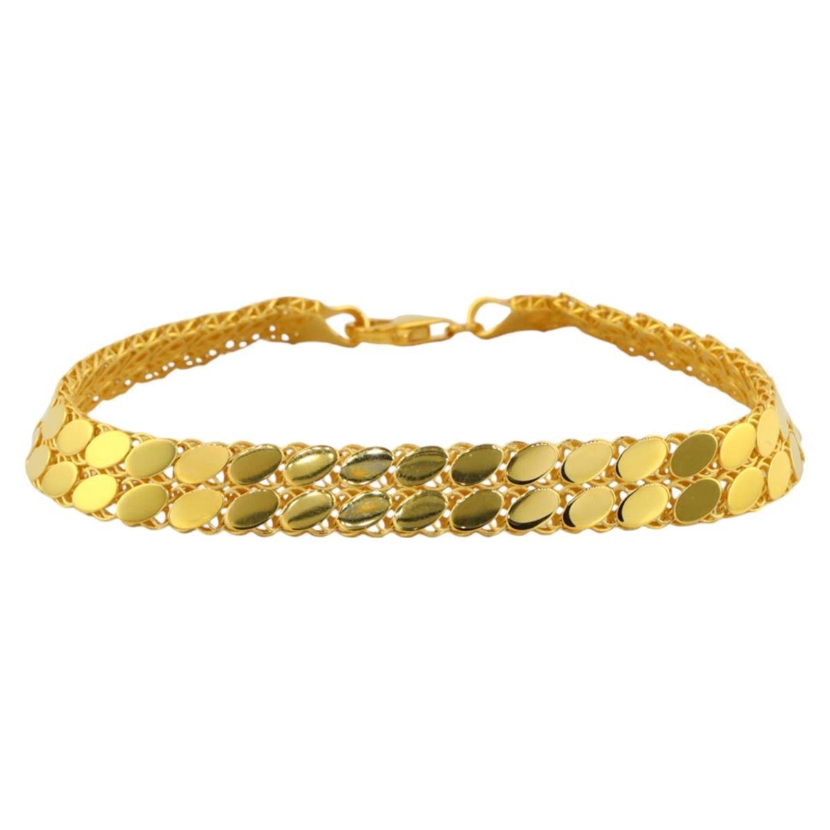 14 Ayar Altın Tasarım Bileklik  -  0187723