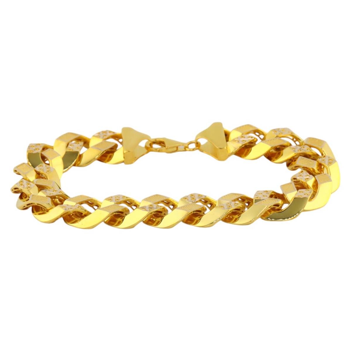 14 Ayar Altın Tasarım Bileklik  -  0187724