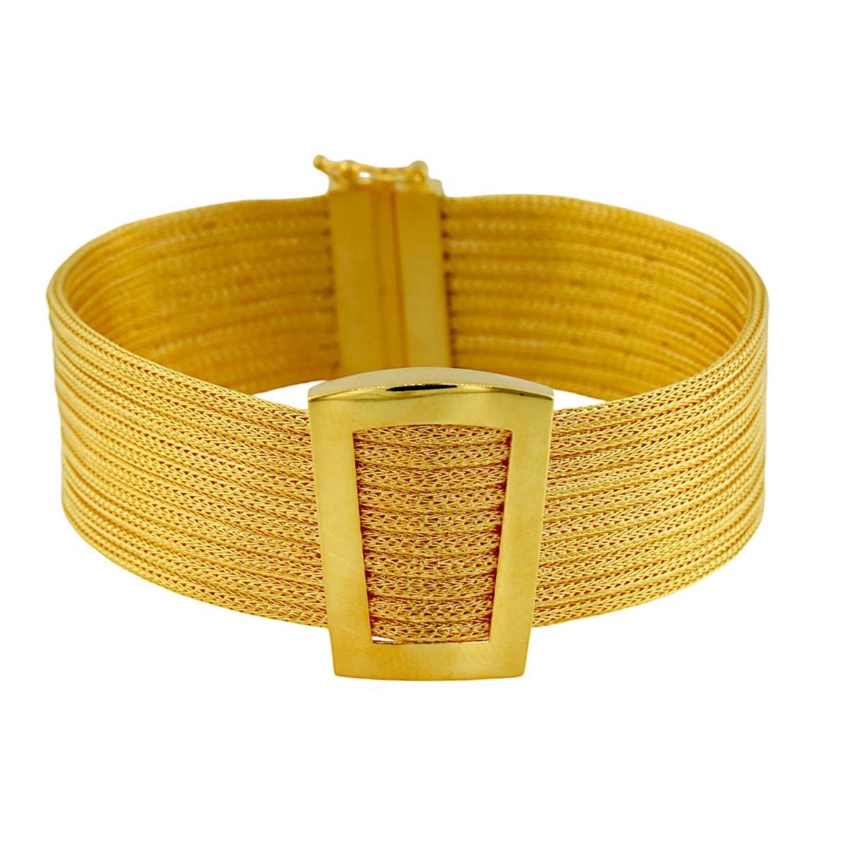 14 Ayar Altın Tasarım Bileklik  -  0187954