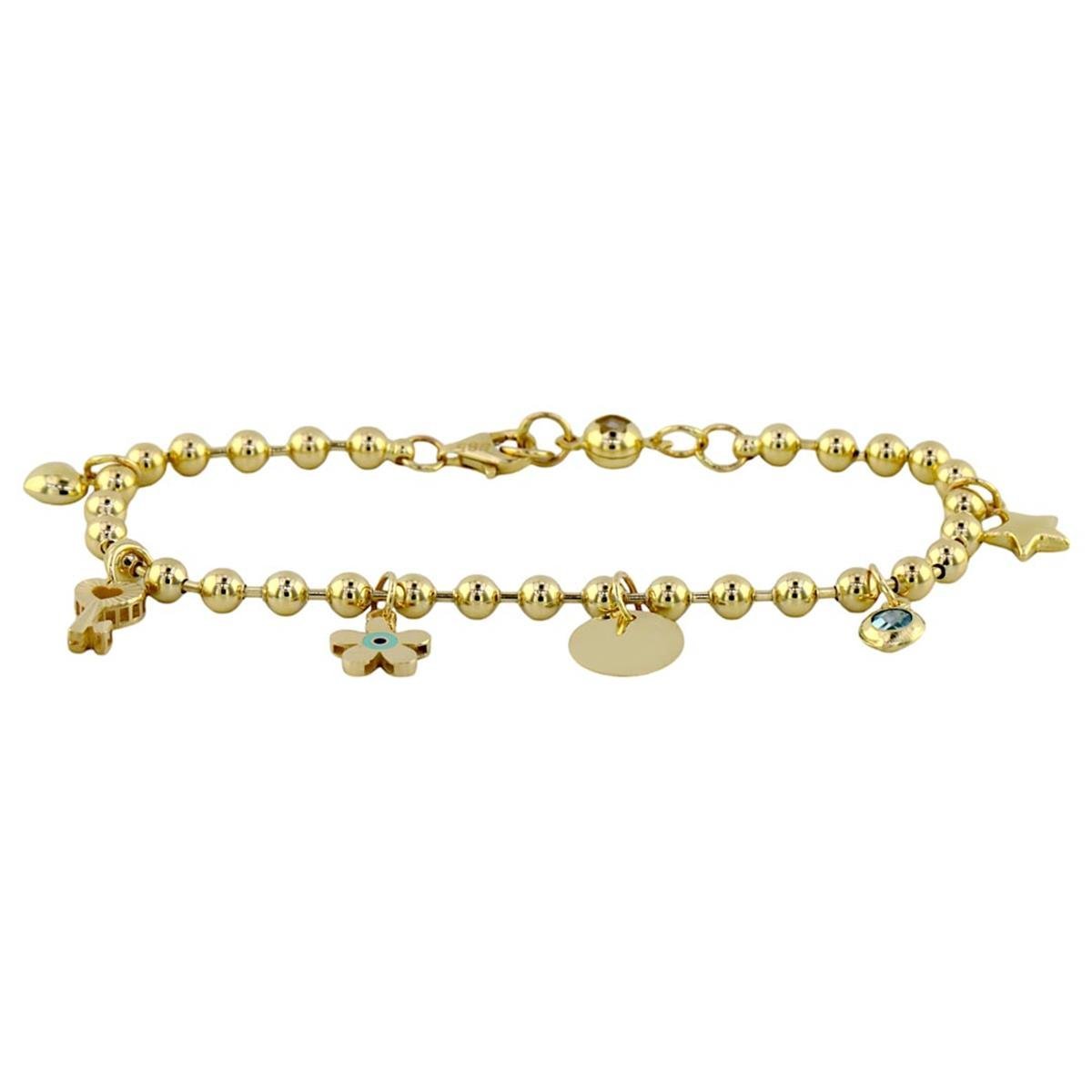 14 Ayar Altın Tasarım Bileklik  -  0188010