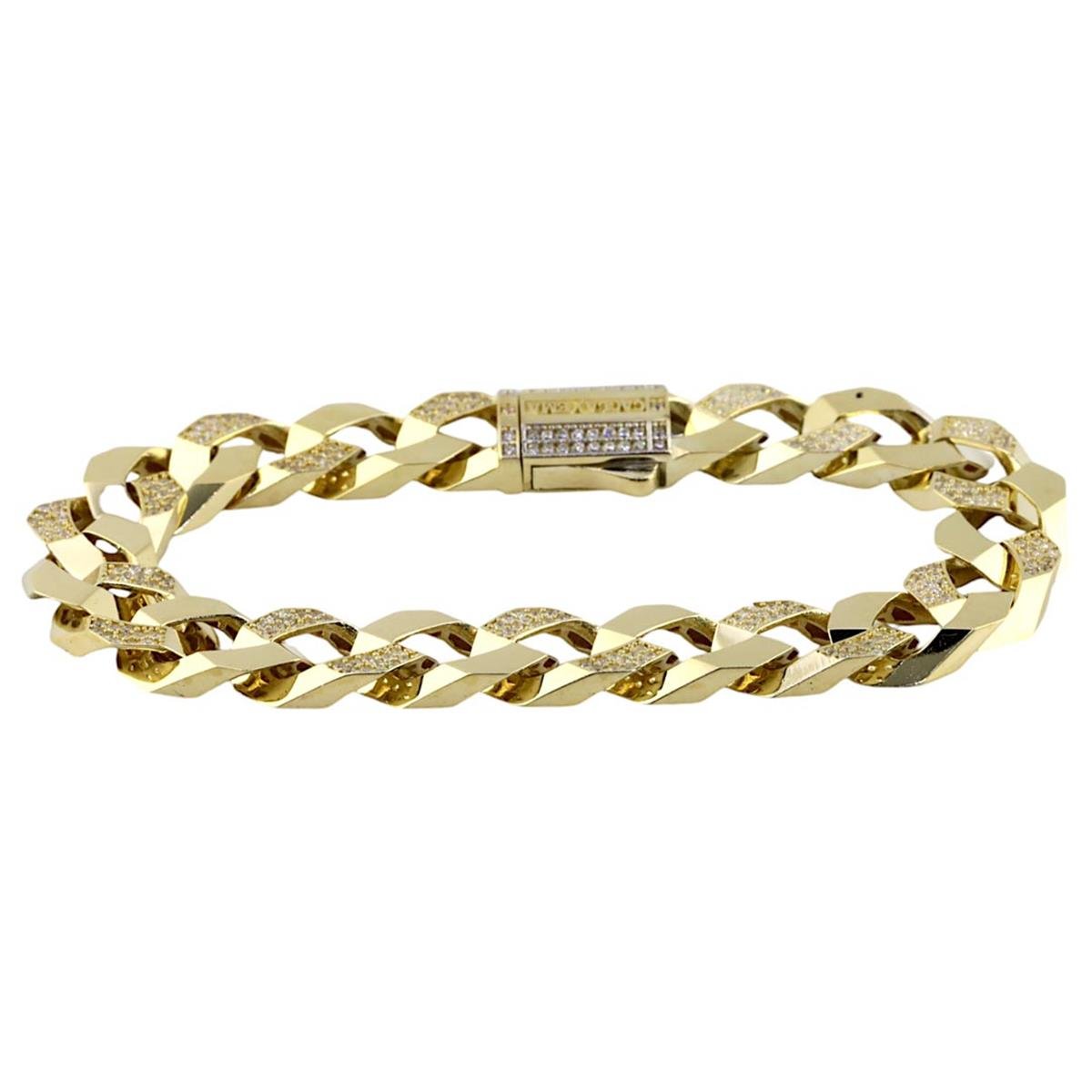 14 Ayar Altın Tasarım Bileklik  -  0188344