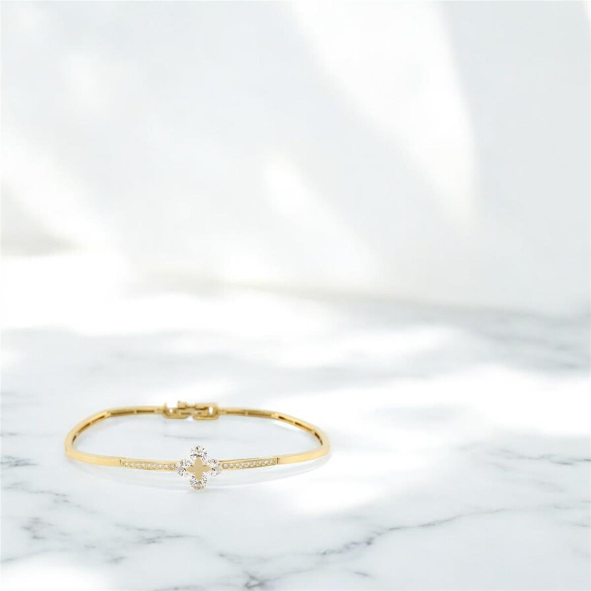 14 Ayar Altın Tasarım Bileklik  -  0192574